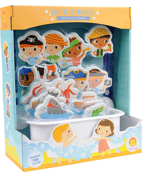 Tiger Tribe C’Era Una Volta il Bagnetto, Pirati - 18 personaggi per sguazzare nella vasca! Giochi Creativi