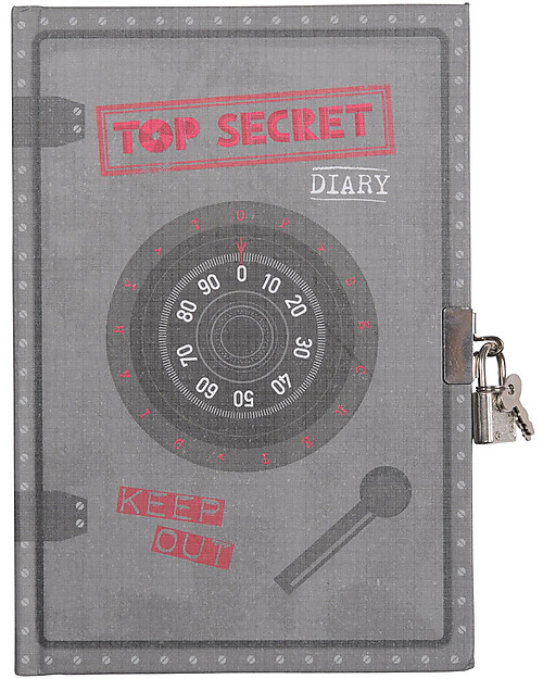 Tiger Tribe Diario Segreto, Top Secrets - con Lucchetto incluso! Diari