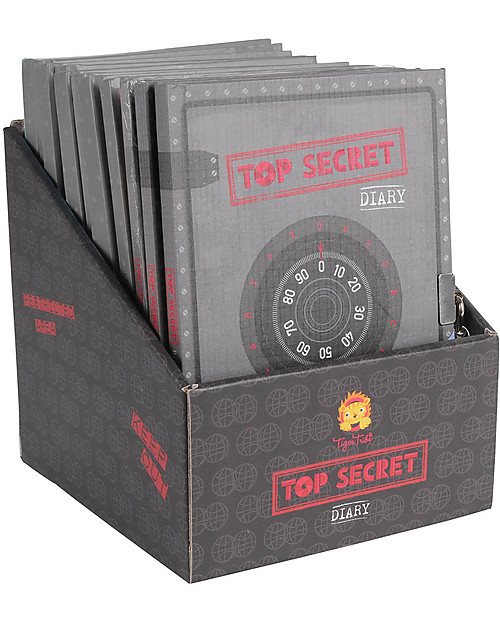 Tiger Tribe Diario Segreto, Top Secrets - con Lucchetto incluso! Diari