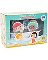 Tiger Tribe Gioco da Bagno Bath Stories, Sirene - 18 personaggi per giocare nella vasca! Giochi Bagno