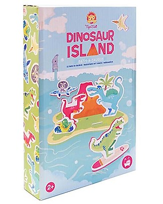 Tiger Tribe Gioco da Bagno - Isola dei Dinosauri per Giocare nella Vasca! Giochi Bagno