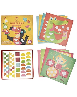 Tiger Tribe Gioco Sticker Pics, Crazy Animals - Il set completo per creare gli animali più buffi! Giochi Creativi
