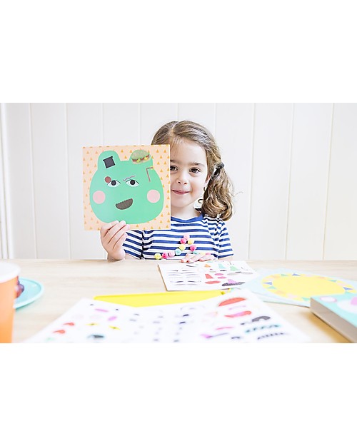 Tiger Tribe Gioco Sticker Pics, Funny Faces - Il set completo per crea le facce più buffe! Adesivi e Timbri