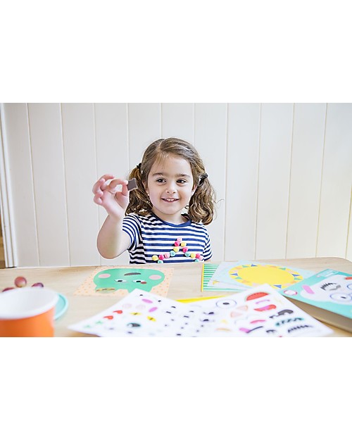 Tiger Tribe Gioco Sticker Pics, Funny Faces - Il set completo per crea le facce più buffe! Adesivi e Timbri