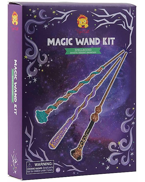 Tiger Tribe Kit Bacchetta Magica - Crea la tua bacchetta ed Entra in un Fantastico Mondo Incantato Giochi Creativi