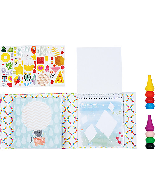 Tiger Tribe Oodle Doodle Colori a Cera, Forme - Perfetto in Viaggio! Giochi da Tavolo