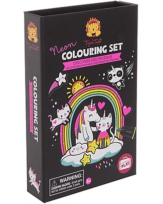 Tiger Tribe Set da Colorare Neon, Unicorno - Per Inventare Storie! Giochi Per Inventare Storie
