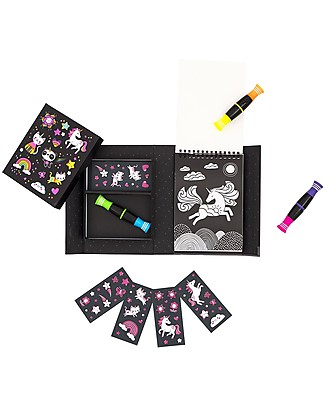 Tiger Tribe Set da Colorare Neon, Unicorno - Per Inventare Storie! Giochi Per Inventare Storie