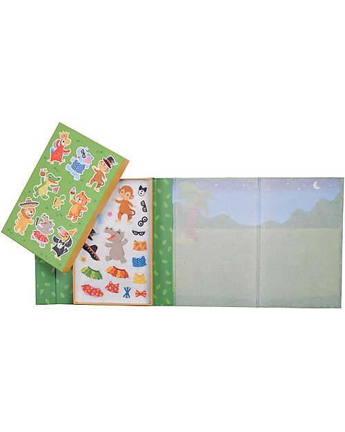 Tiger Tribe Set Gioco da Viaggio Feltro Favoloso, Jungle Party - 80 figurine per divertirsi ovunque! Giochi Creativi