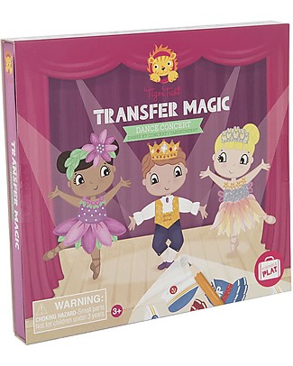 Tiger Tribe Set Transfer Magic, Concerto di Danza - Crea l'Outfit per i Ballerini! Giochi Creativi