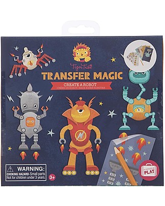 Tiger Tribe Set Transfer Magic Crea un Robot Giochi Creativi