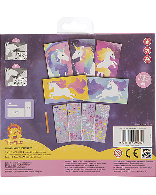 Tiger Tribe Set Transfer Magic, Unicorni Giochi Creativi