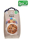 Tikiri 3-in-1 Sonaglio Cookie -  Massaggiagengive - Gioco da Bagno - Bakery Items - 100% Caucciù Naturale Massaggiagengive