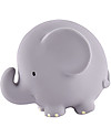 Tikiri 3-in-1 Sonaglio Elefante, Massaggiagengive, Gioco da Bagno,  My First Zoo - 100% Caucciù Naturale Giochi Bagno