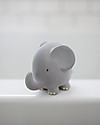 Tikiri 3-in-1 Sonaglio Elefante, Massaggiagengive, Gioco da Bagno,  My First Zoo - 100% Caucciù Naturale Giochi Bagno