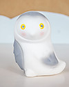 Tikiri 3-in-1 Sonaglio Gufo delle Nevi, Massaggiagengive, Gioco da Bagno, My First Arctic Animals - 100% Caucciù Naturale Giochi Bagno
