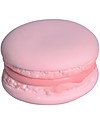 Tikiri 3-in-1 Sonaglio Macaroon  -  Massaggiagengive - Gioco da Bagno - Bakery Items - 100% Caucciù Naturale Massaggiagengive