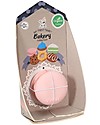 Tikiri 3-in-1 Sonaglio Macaroon  -  Massaggiagengive - Gioco da Bagno - Bakery Items - 100% Caucciù Naturale Massaggiagengive