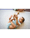 Tikiri 3-in-1 Sonaglio Ralphie la Renna, Massaggiagengive, Gioco da Bagno  - 100% Caucciù Naturale Giochi Bagno
