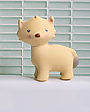 Tikiri 3-in-1 Sonaglio Volpe, Massaggiagengive, Gioco da Bagno, My First Arctic Animals - 100% Caucciù Naturale Giochi Bagno
