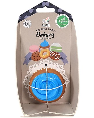 Tikiri Bakery Items - Set Cupcake, Torta e Macaroon - 100% Caucciù Naturale Giochi Bagno