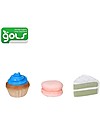 Tikiri Bakery Items - Set Cupcake, Torta e Macaroon - 100% Caucciù Naturale Massaggiagengive