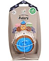 Tikiri Bakery Items - Set Cupcake, Torta e Macaroon - 100% Caucciù Naturale Massaggiagengive