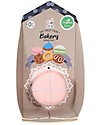 Tikiri Bakery Items - Set Cupcake, Torta e Macaroon - 100% Caucciù Naturale Massaggiagengive