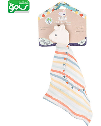 Tikiri DouDou Lilith il Lama - Caucciù Naturale e Cotone Bio Doudou