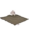 Tikiri DouDou Massaggiagengive Zebra - Verde Oliva -Caucciù Naturale e Cotone Bio Doudou