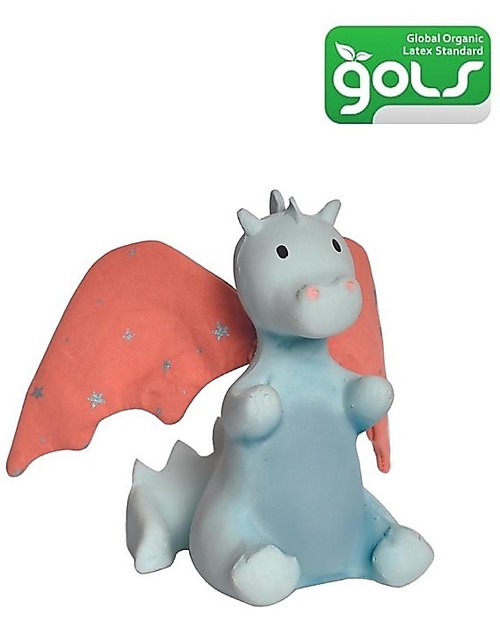 Tikiri Draghetto Fairytales - Luce del Giorno - Caucciù Naturale e Cotone Bio - Nuovo Design Sonagli