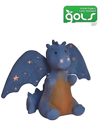 Tikiri Draghetto Fairytales - Luce della notte - Caucciù Naturale e Cotone Bio - Nuovo Design Sonagli