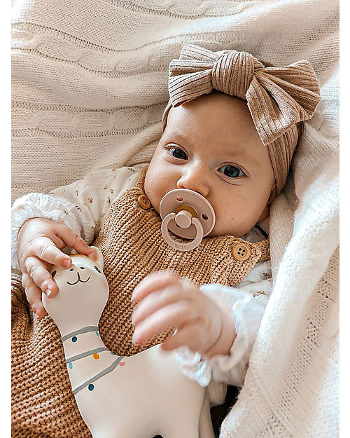 Tikiri Lilith il Lama - Sonaglio + Massaggiagengive + Gioco da Bagno - 100% Caucciù Naturale Giochi per Neonati_