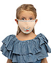 Tikiri Mascherina Lavabile per Bambini - Denti Sorridenti - 3 Strati - Filtraggio oltre 95% - 100% Cotone certificato Oeko-Tex Mascherine Protettive_