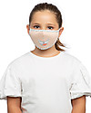 Tikiri Mascherina Lavabile per Bambini - Denti Sorridenti - 3 Strati - Filtraggio oltre 95% - 100% Cotone certificato Oeko-Tex Mascherine Protettive_