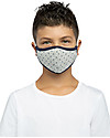Tikiri Mascherina Lavabile per Bambini - Stelle - 3 Strati - Filtraggio oltre 95% - 100% Cotone certificato Oeko-Tex Mascherine Protettive_