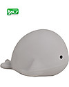 Tikiri Ocean Buddies - Balena - 3-in-1 Sonaglio, Massaggiagengive, Gioco da Bagno - 100% Caucciù Naturale Giochi Bagno