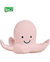 Tikiri Ocean Buddies - Polpo - 3-in-1 Sonaglio, Massaggiagengive, Gioco da Bagno - 100% Caucciù Naturale Giochi Bagno
