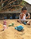 Tikiri Ocean Buddies - Polpo - 3-in-1 Sonaglio, Massaggiagengive, Gioco da Bagno - 100% Caucciù Naturale Giochi Bagno