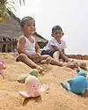 Tikiri Ocean Buddies - Polpo - 3-in-1 Sonaglio, Massaggiagengive, Gioco da Bagno - 100% Caucciù Naturale Giochi Bagno