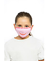 Tikiri Pacco da 3 Mascherine Lavabili per Bambini - Bambina - 3 Strati - Filtraggio oltre 95% - 100% Cotone certificato Oeko-Tex Mascherine Protettive_