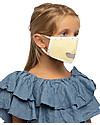 Tikiri Pacco da 3 Mascherine Lavabili per Bambini - Bambino - 3 Strati - Filtraggio oltre 95% - 100% Cotone certificato Oeko-Tex Mascherine Protettive_