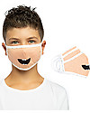 Tikiri Pacco da 3 Mascherine Lavabili per Bambini - Orso - 3 Strati - Filtraggio oltre 95% - 100% Cotone certificato Oeko-Tex Mascherine Protettive_