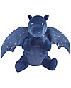 Tikiri Peluche Drago Midnight Cotone Bio, Fairytales, - 23 cm - Ali rumorose! Peluche
