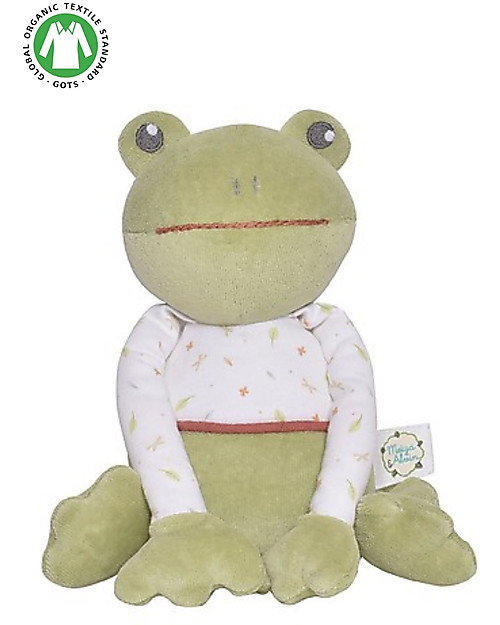 Tikiri Pupazzo Gemba la Rana - 100% Cotone Organico Peluche