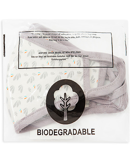 Tikiri Set di due Mascherine Lavabili Mamma + Bambina/o - 3 Strati - Filtraggio oltre 95% - 100% Cotone certificato Oeko-Tex Mascherine Protettive_