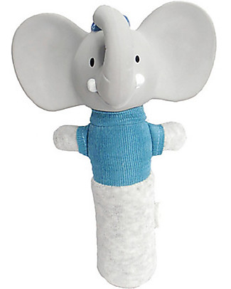 Tikiri Sonaglio Alvin Squeaker - Caucciù Naturale e Cotone Bio Sonagli