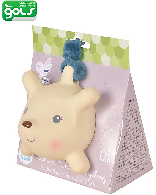 Tikiri Sonaglio Ethan il Riccio - Caucciù Naturale Massaggiagengive