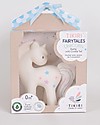Tikiri Unicorno Fairytales - Zucchero Filato - Caucciù Naturale e Cotone Bio Sonagli