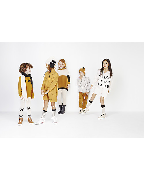 Tiny Cottons Abito Bimba Parole, Arancione Scuro/Blu Vestiti_